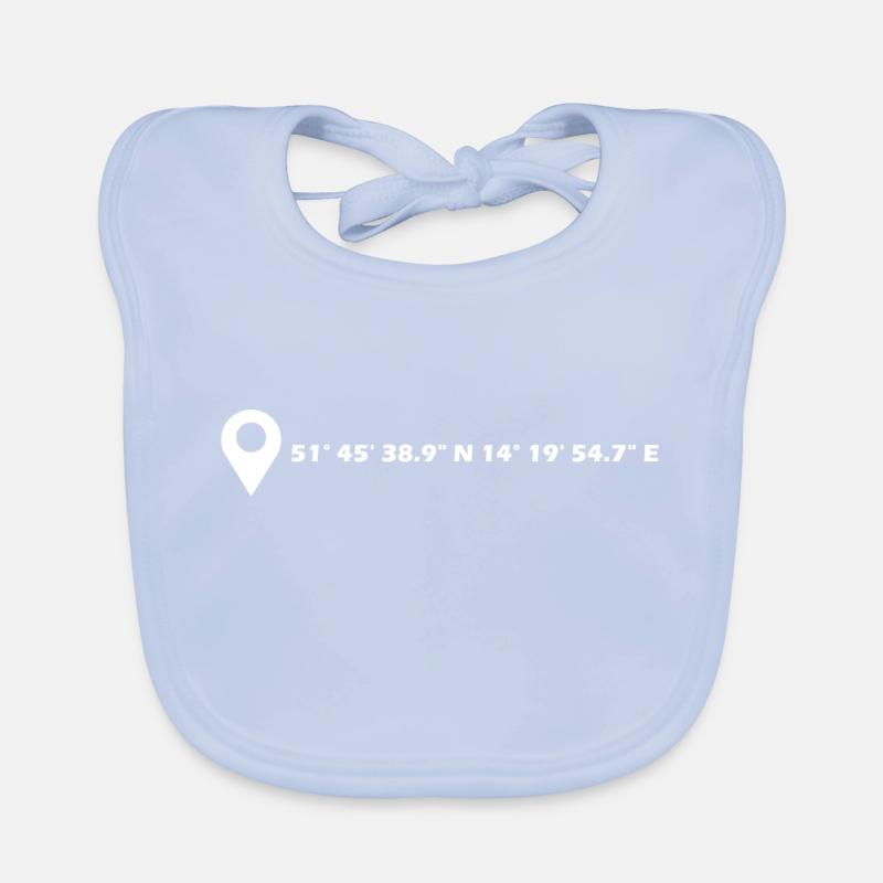 Cottbus coordinates Organic Baby Bibs