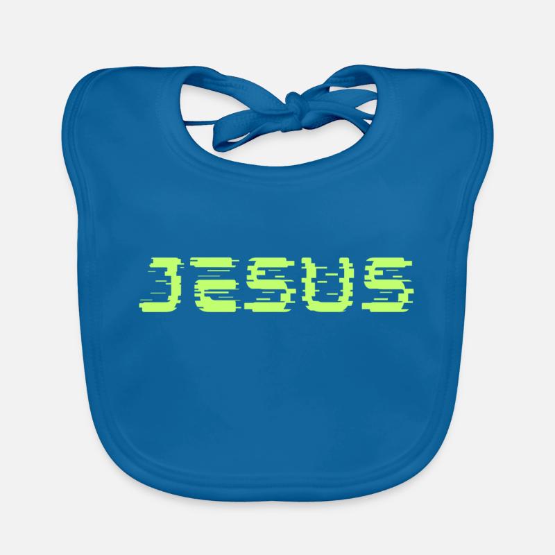 Jésus Vert Bavoir bio Bébé