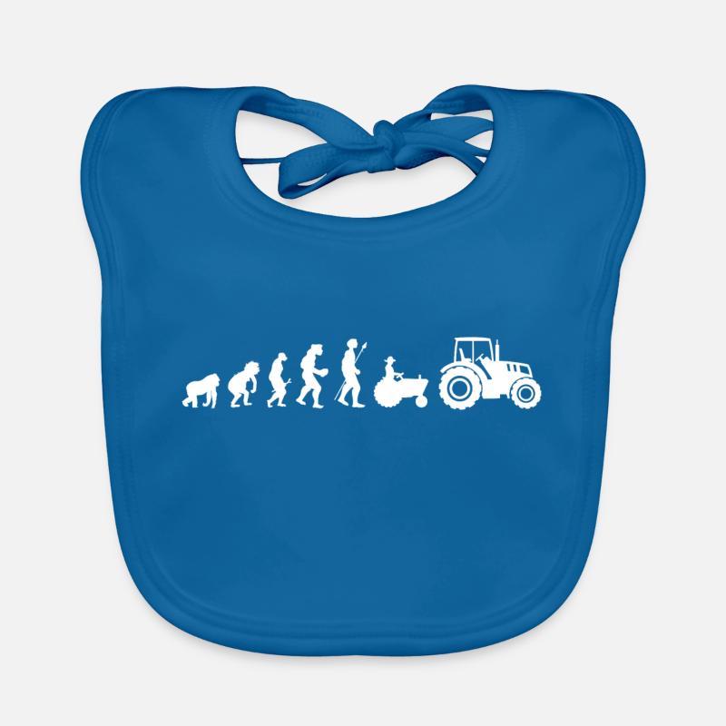 Tractor evolution Organic Baby Bibs