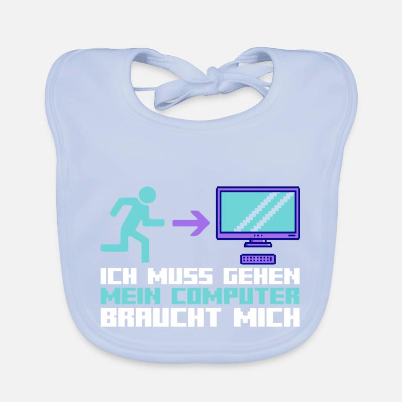 Computer Zocker Programmierer Administrator Gamer Baby Bio-Lätzchen