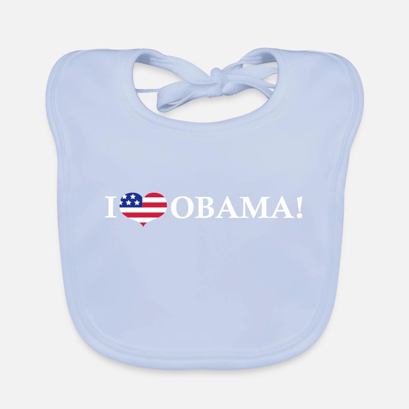 I <3 Obama Organic Baby Bibs