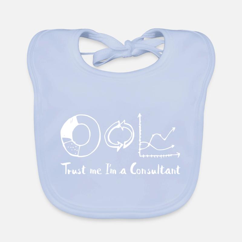 Trust me I'm a Consultant Berater Geschenkidee Baby Bio-Lätzchen