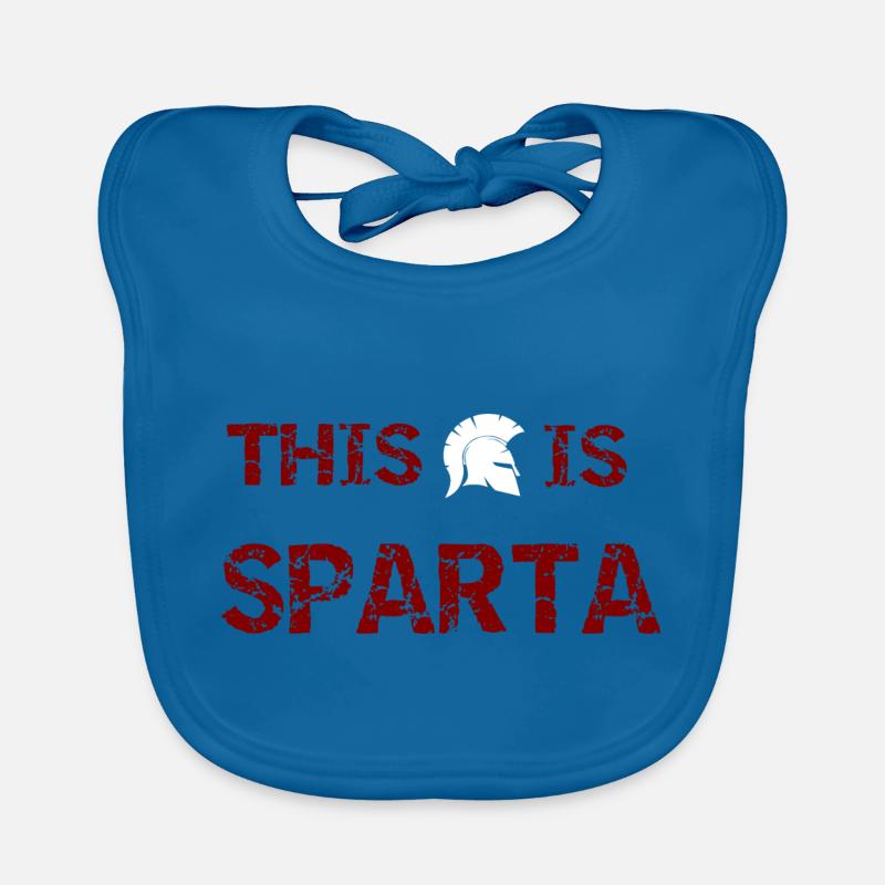This is Sparta Organic Baby Bibs