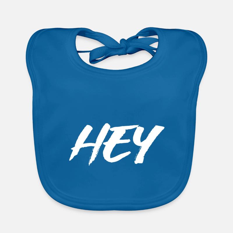Hey - Baby Bio-Lätzchen - Pfauenblau