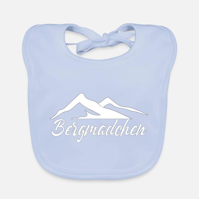 Damen Bergmädchen Wandern Geschenk Wandershirt Baby Bio-Lätzchen