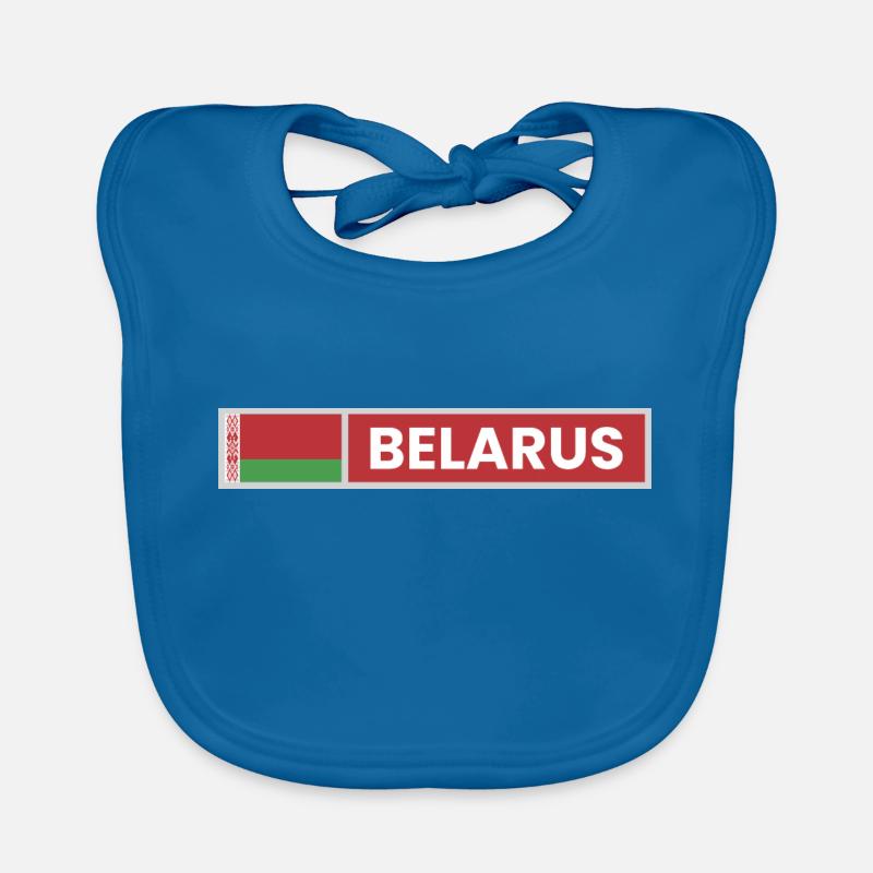 Drapeau de la Biélorussie Bavoir bio Bébé