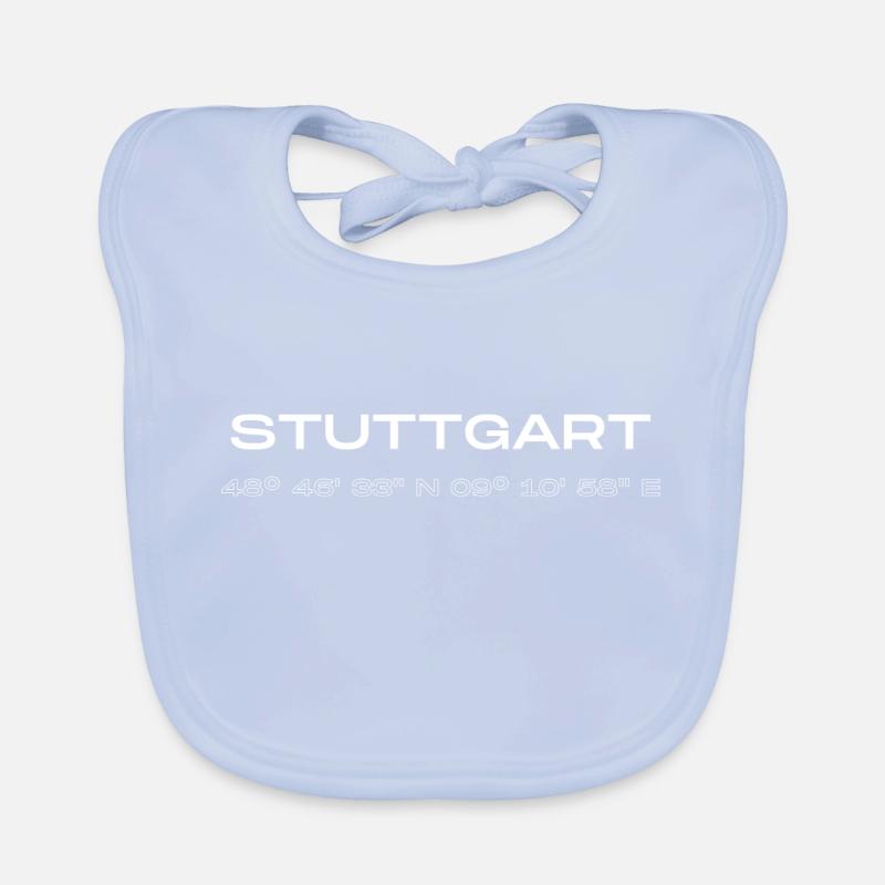 Stuttgart coordinates Organic Baby Bibs