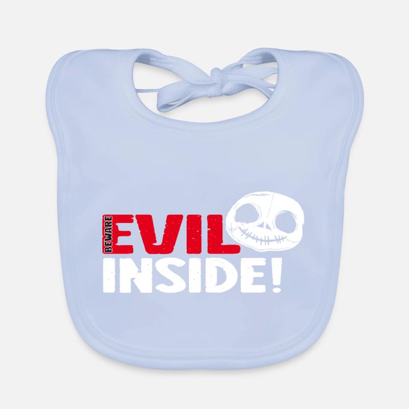 Evil Inside - ziemlich böse! Baby Bio-Lätzchen