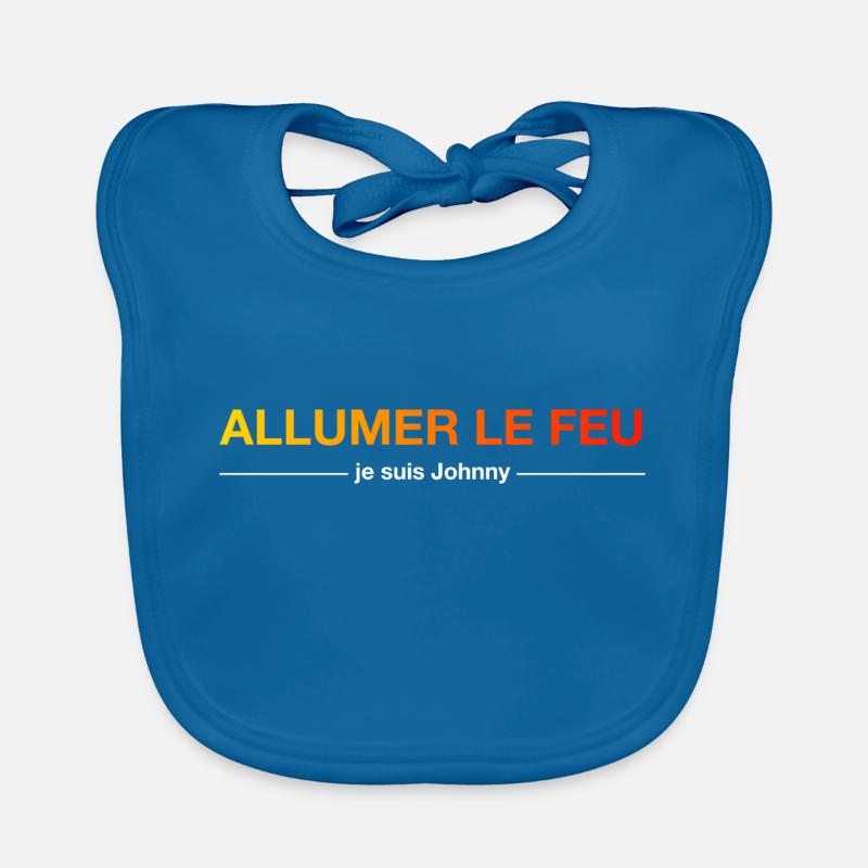 allumer le feu Bavoir bio Bébé