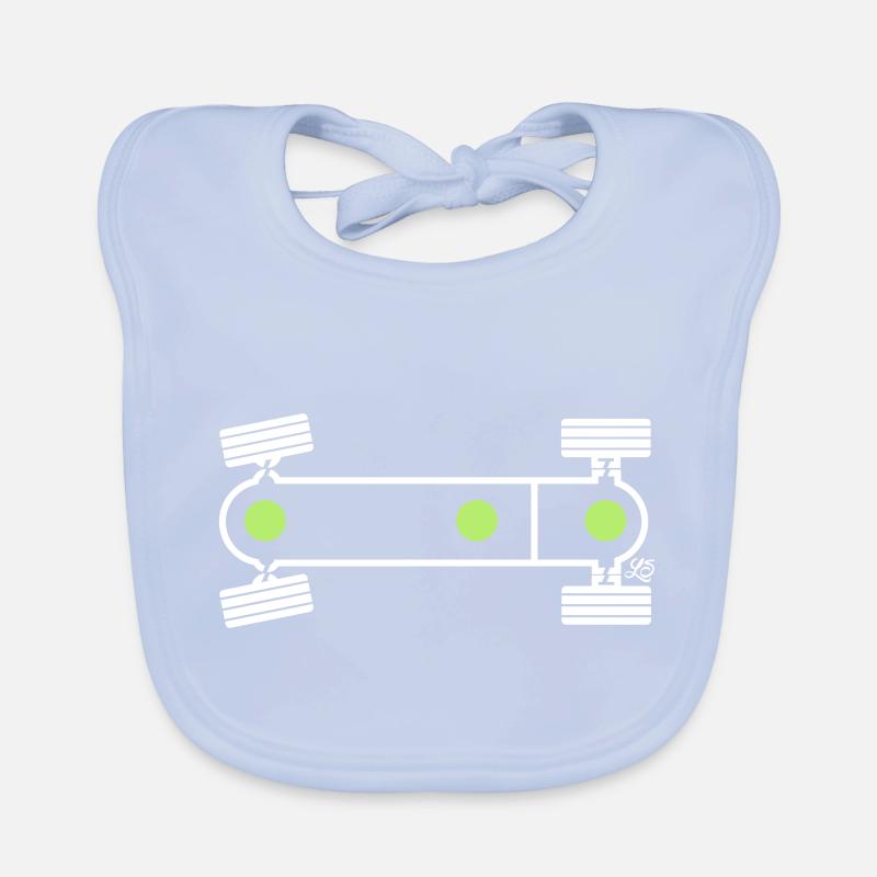 Syncro Diff Lock weiss Baby Bio-Lätzchen