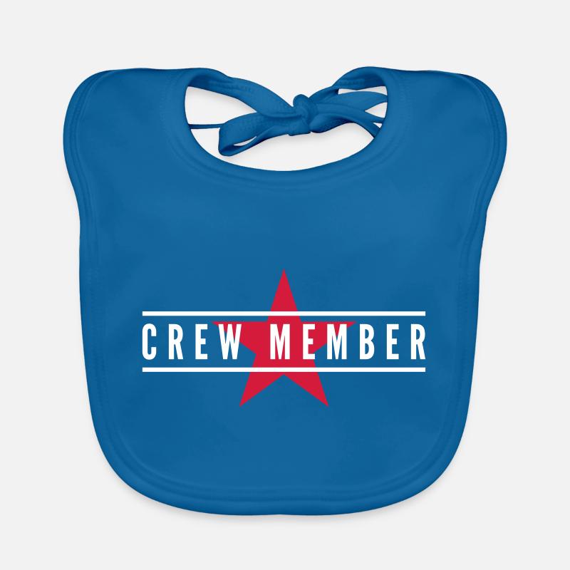 crew member stern Baby Bio-Lätzchen