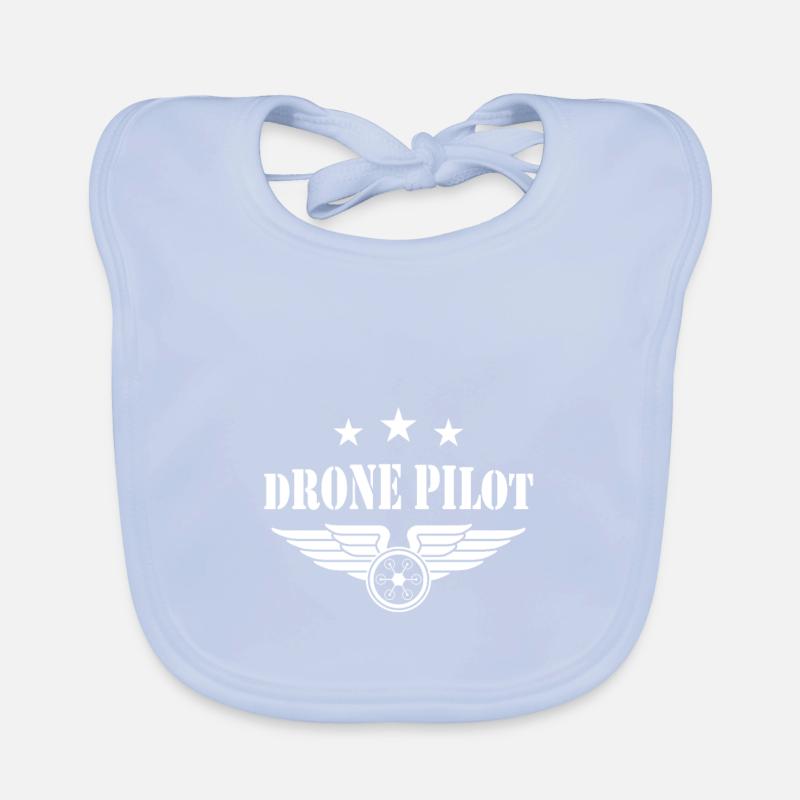 Pilote de drone Bavoir bio Bébé