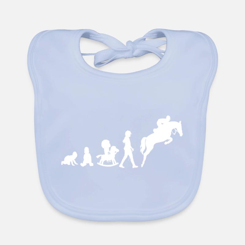 Evolution Spring Motiv weis Baby Bio-Lätzchen