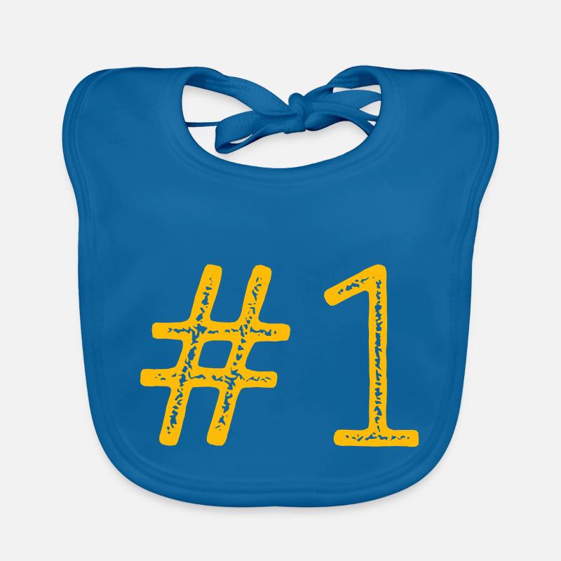 Erster Platz Nummer Eins Gewinner Baby Bio-Lätzchen