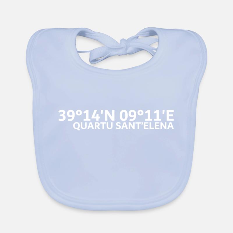 Quartu Sant'Elena coordinates Organic Baby Bibs