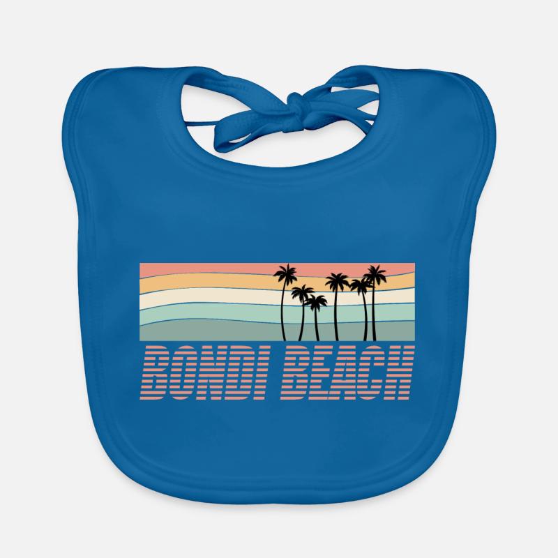 PLAGE DE BONDI Bavoir bio Bébé
