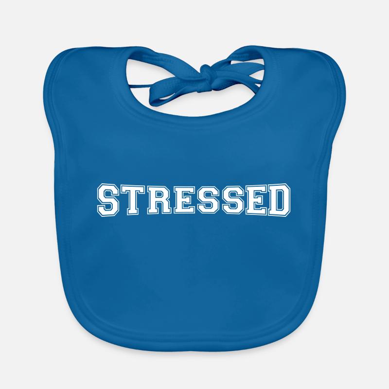 stressed Organic Baby Bibs