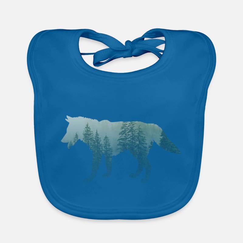 Loup de glace Bavoir bio Bébé