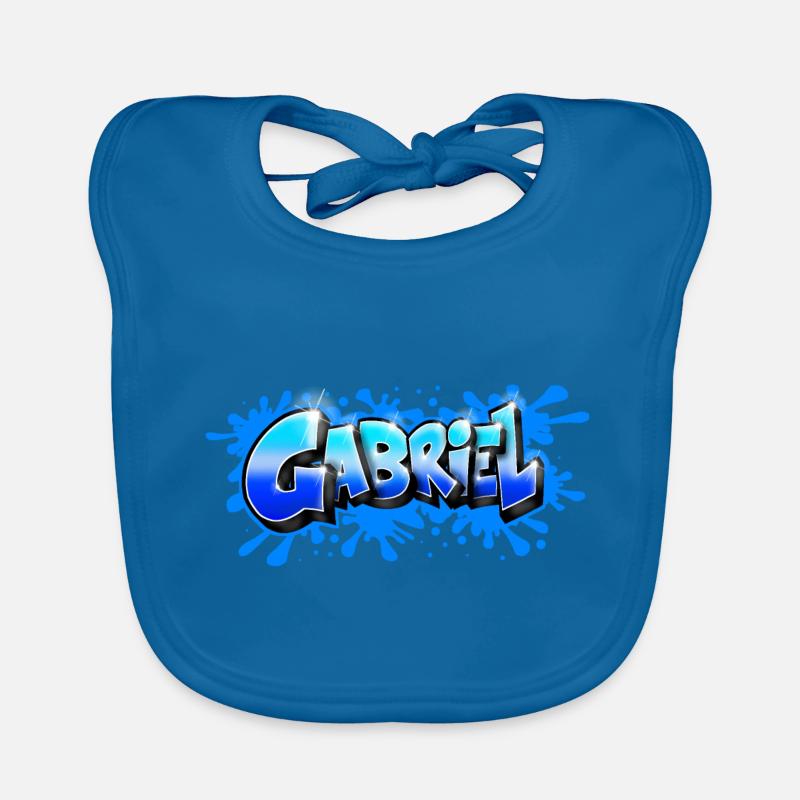 Graffiti GABRIEL Organic Baby Bibs