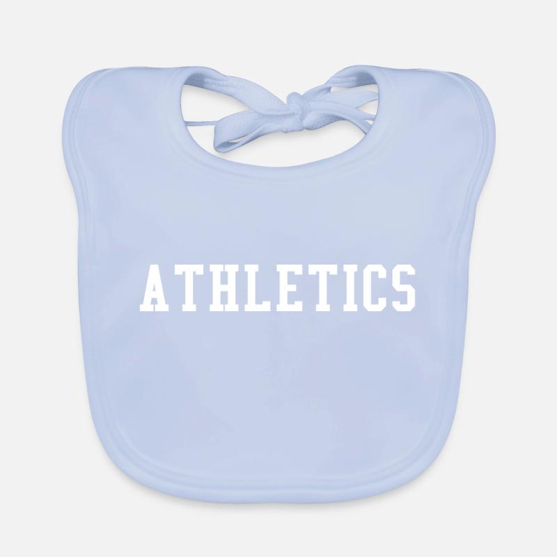 ATHLETICS (WHITE) Bavoir bio Bébé