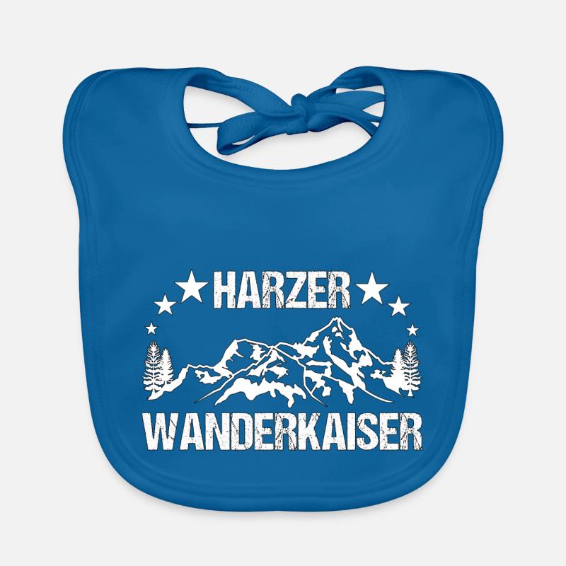 Harz Wanderkaiser Harzer Wanderung Geschenk Baby Bio-Lätzchen