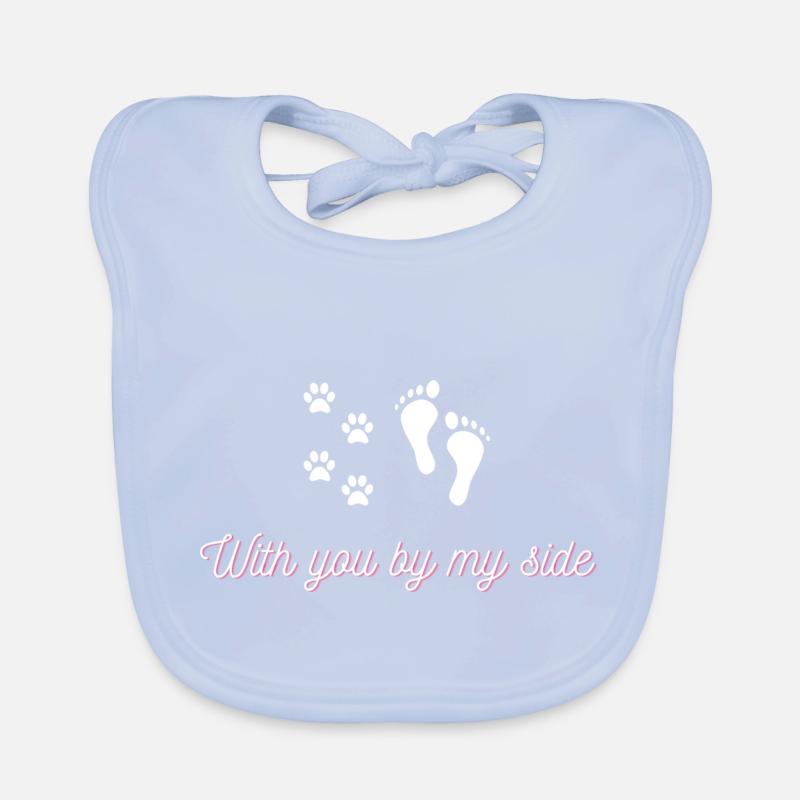 Avec toi à mes côtés Bavoir bio Bébé