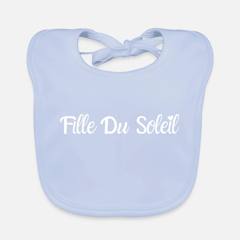 fille du soleil Bavoir bio Bébé
