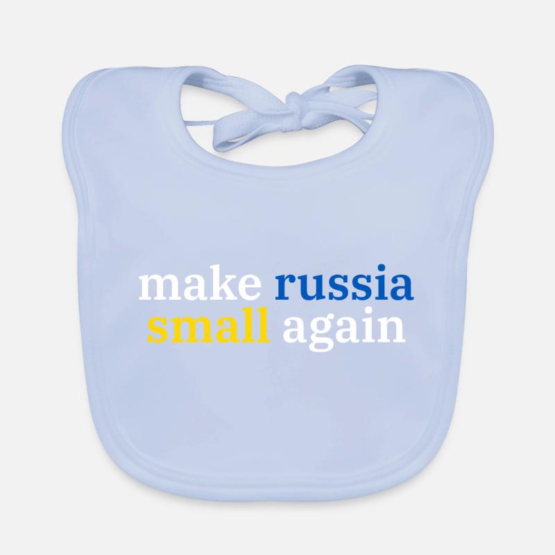 make russia small again Baby Bio-Lätzchen