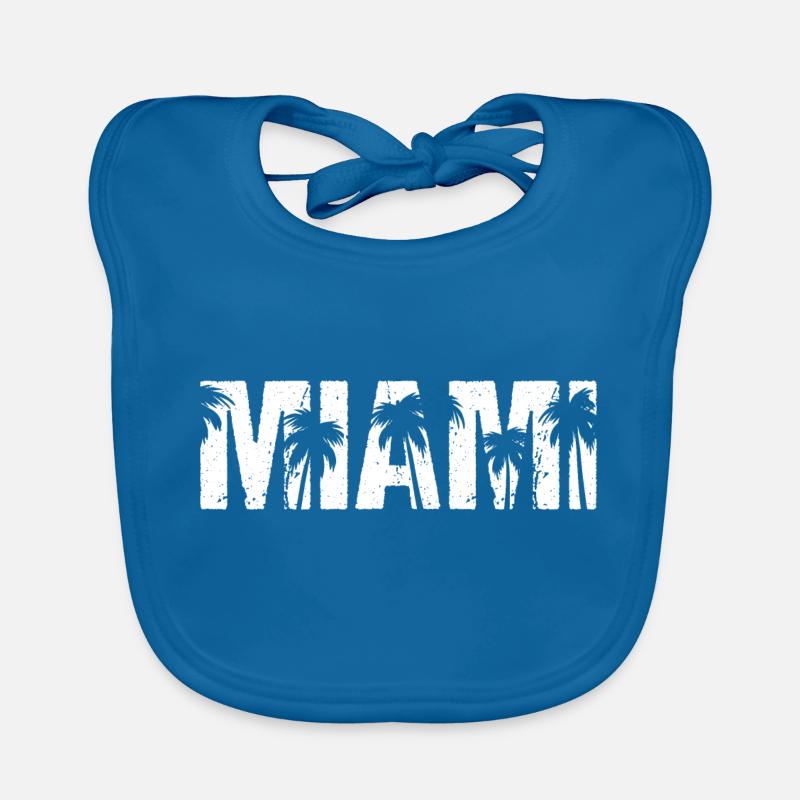 Palmiers de Miami Miami Beach Bavoir bio Bébé