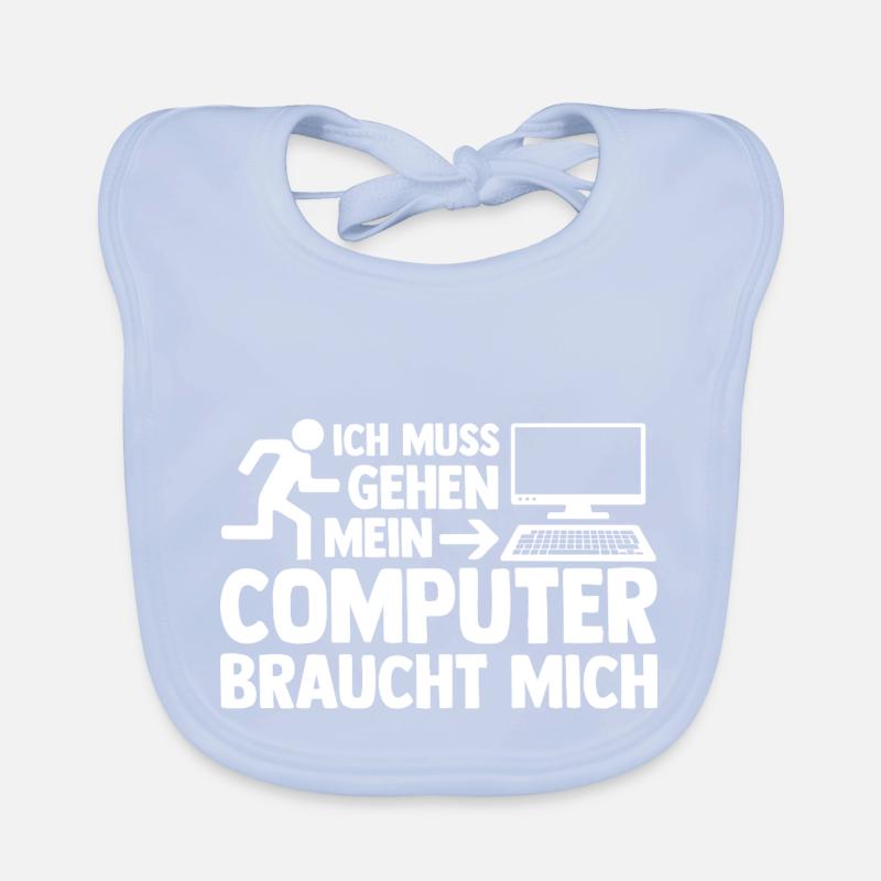 Computer Gamer Zocker Administrator Programmierer Baby Bio-Lätzchen