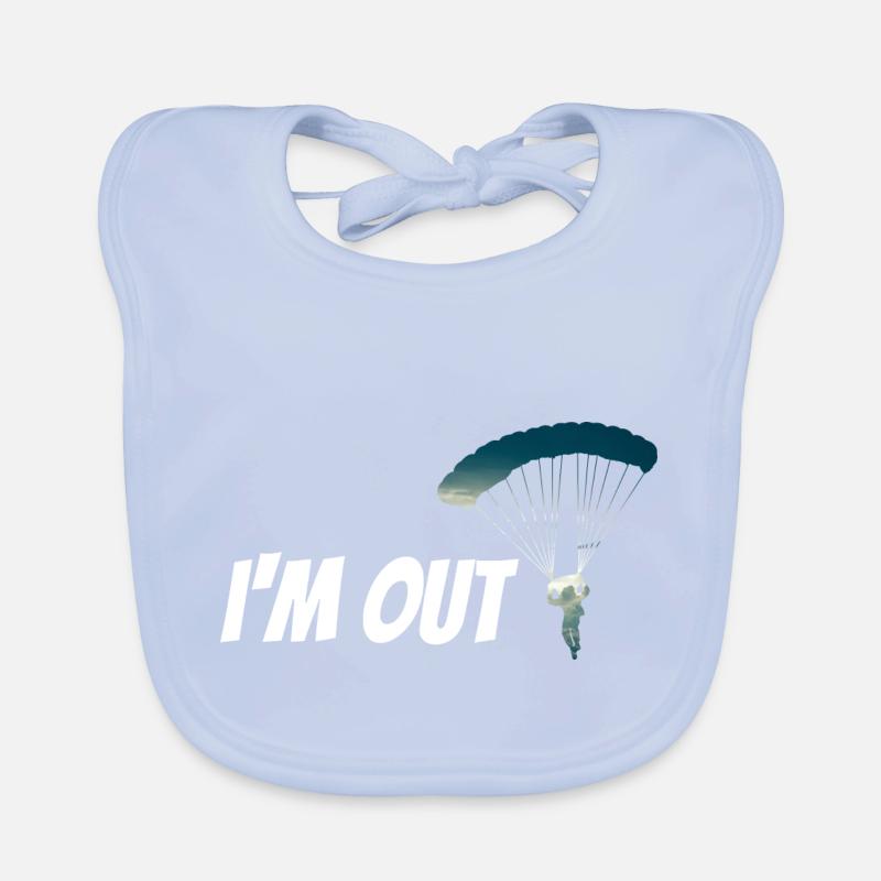 Fallschirm Baby Bio-Lätzchen