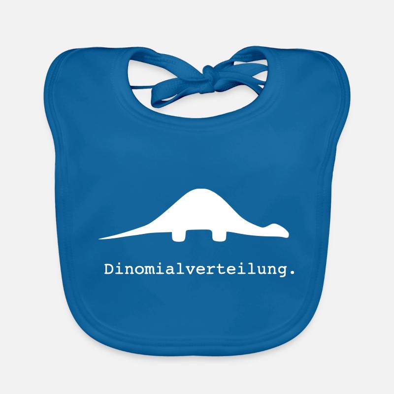lustig nerd geek, geschenkidee, Dinomialverteilung Baby Bio-Lätzchen