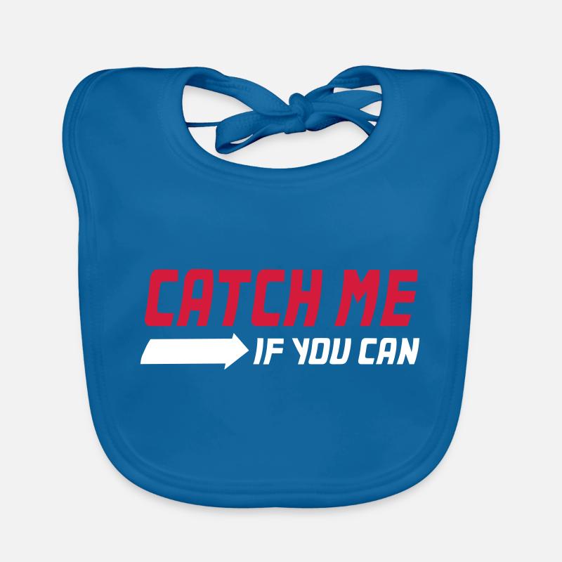 Catch me if you can - Attrape-moi Bavoir bio Bébé