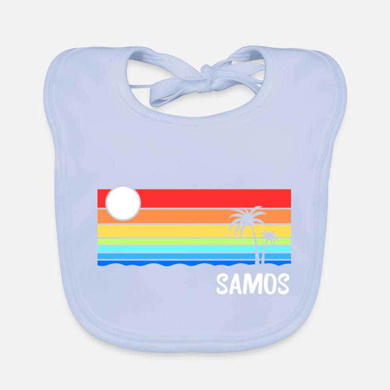 Samos Griechenland Insel Urlaub Idee Baby Bio-Lätzchen