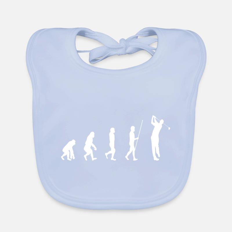 Golf Evolution Golfer Baby Bio-Lätzchen