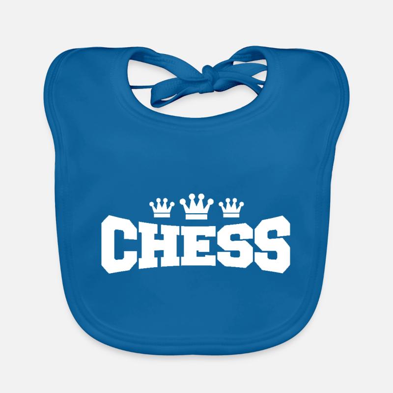 Chess Chess Saying Quote Organic Baby Bibs
