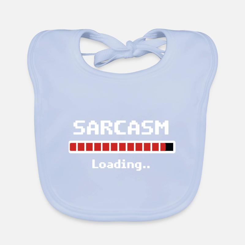 Sarcasm Loading Humor Baby Bio-Lätzchen