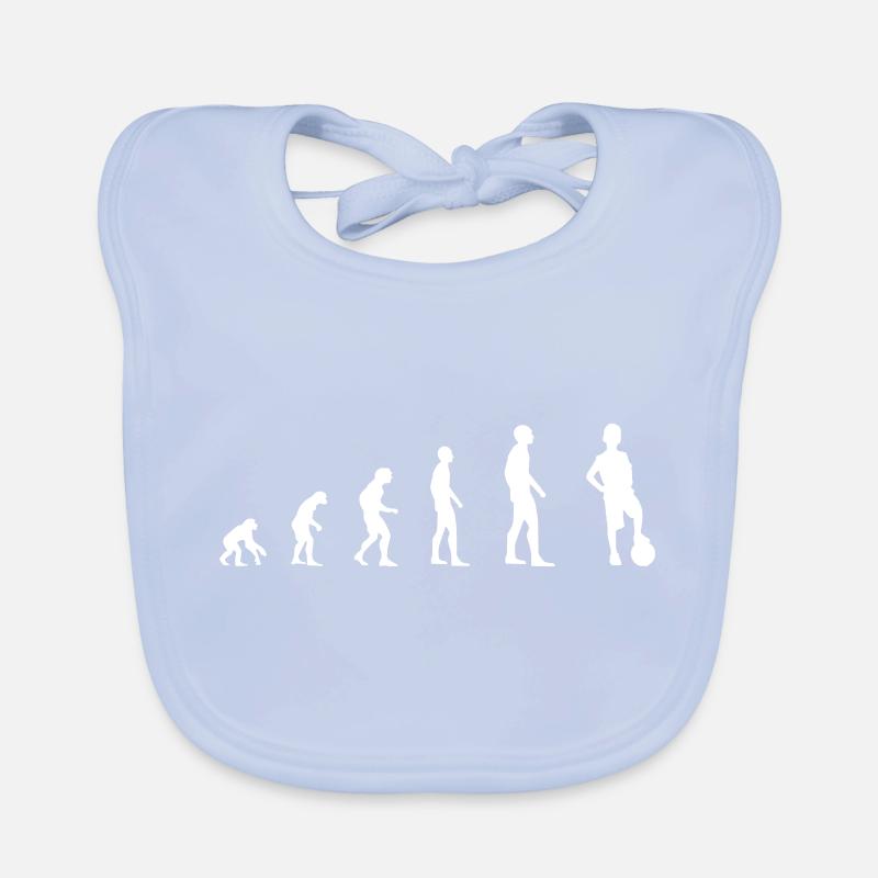 Fußball Junge – Evolution Baby Bio-Lätzchen