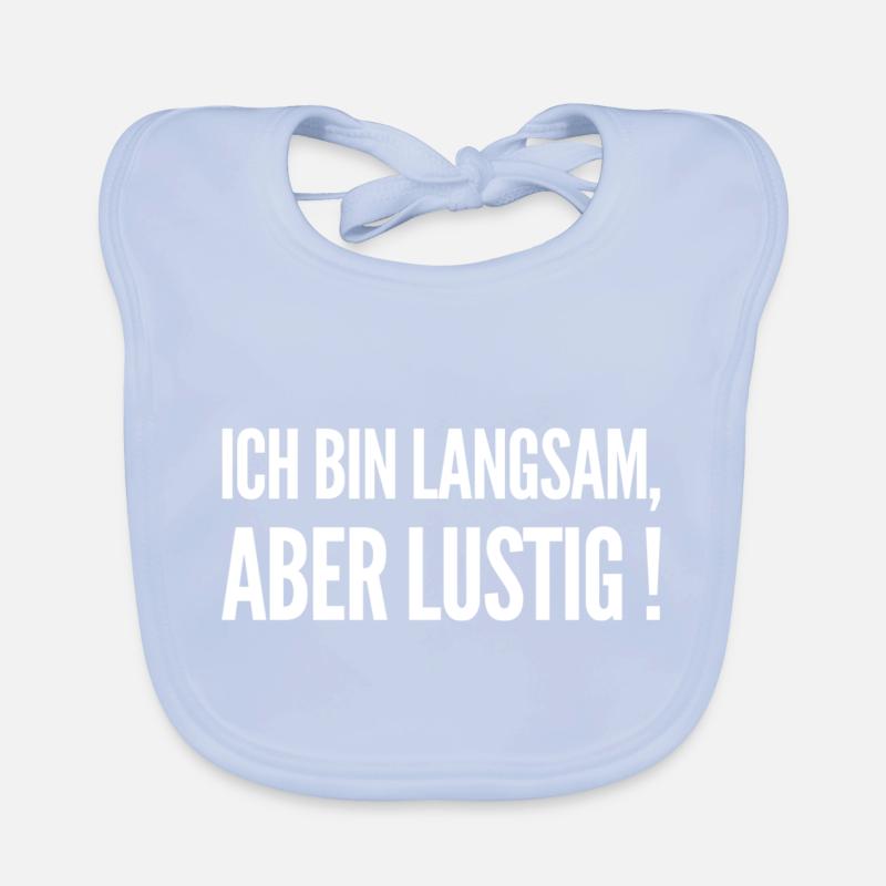 Lustiger Spruch Baby Bio-Lätzchen