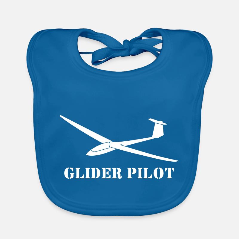 Glider pilot glide pilot glider gift Organic Baby Bibs