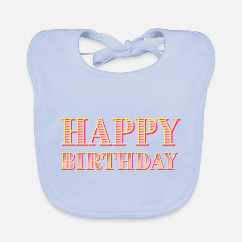 Glückwunsch Geburtstagsgruß Geschenkidee Baby Bio-Lätzchen
