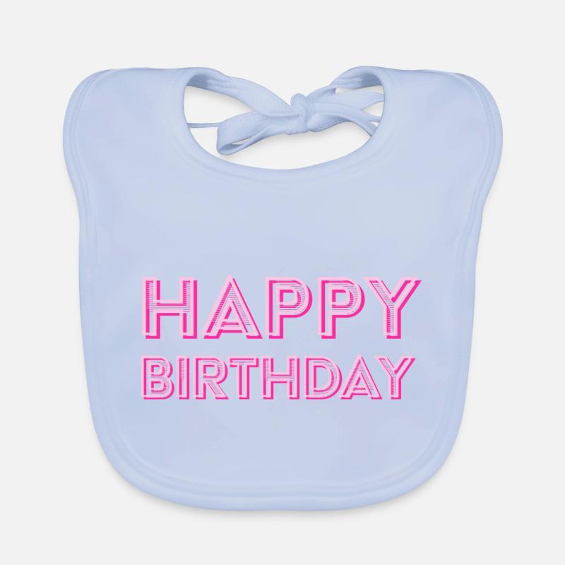 Congratulations Birthday Greeting Gift Idea Organic Baby Bibs