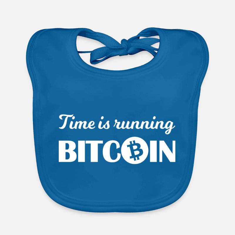 Time for Bitcoin Organic Baby Bibs