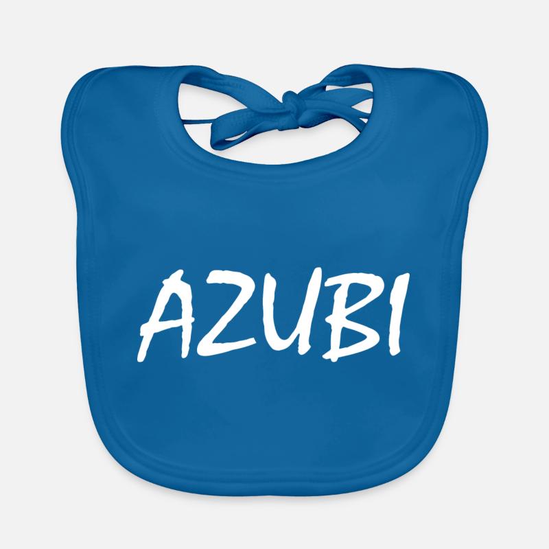 Azubi - Baby Bio-Lätzchen - Pfauenblau