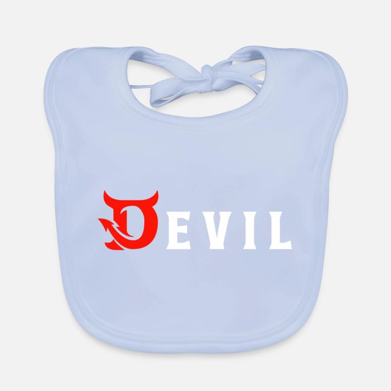 Devil - Teufel Baby Bio-Lätzchen
