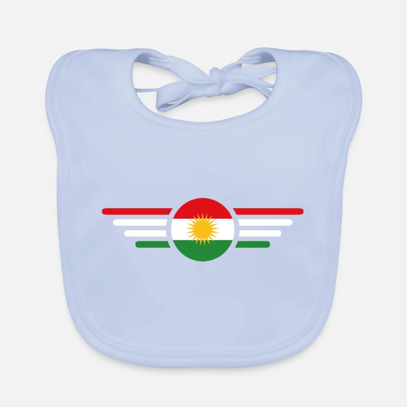 J’aime le Kurdistan, T-shirt design de style élégance Bavoir bio Bébé