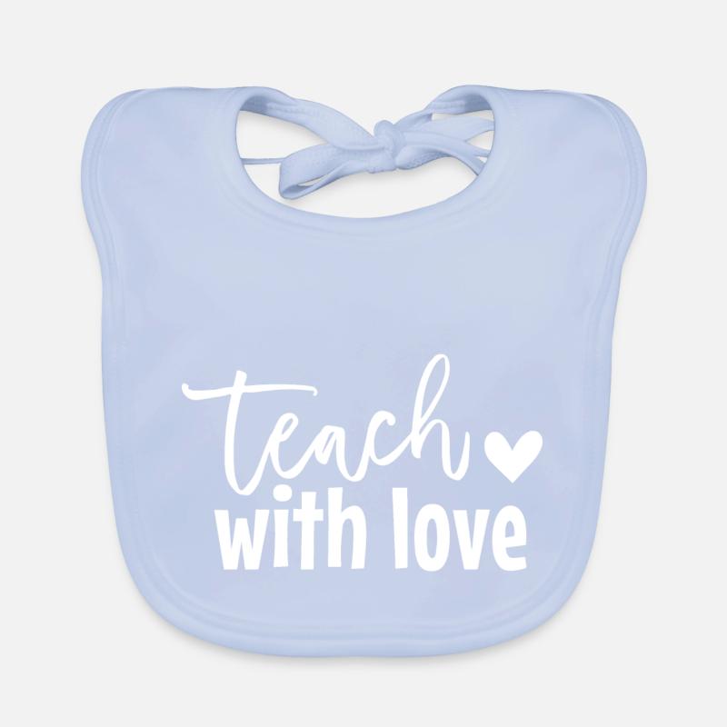 Enseigner avec amour Bavoir bio Bébé