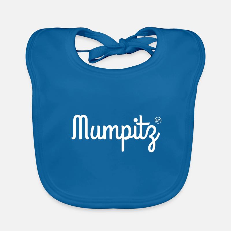 Mumpitz - Baby Bio-Lätzchen - Pfauenblau