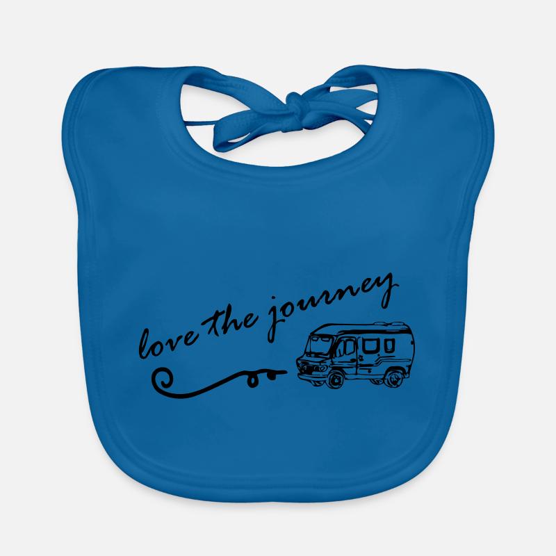 Campeur "aime le voyage" Bavoir bio Bébé