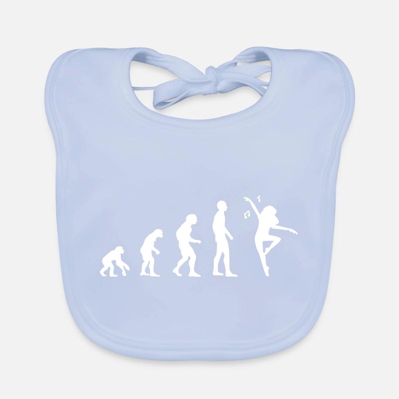 Evolution Ballet Dancer Organic Baby Bibs
